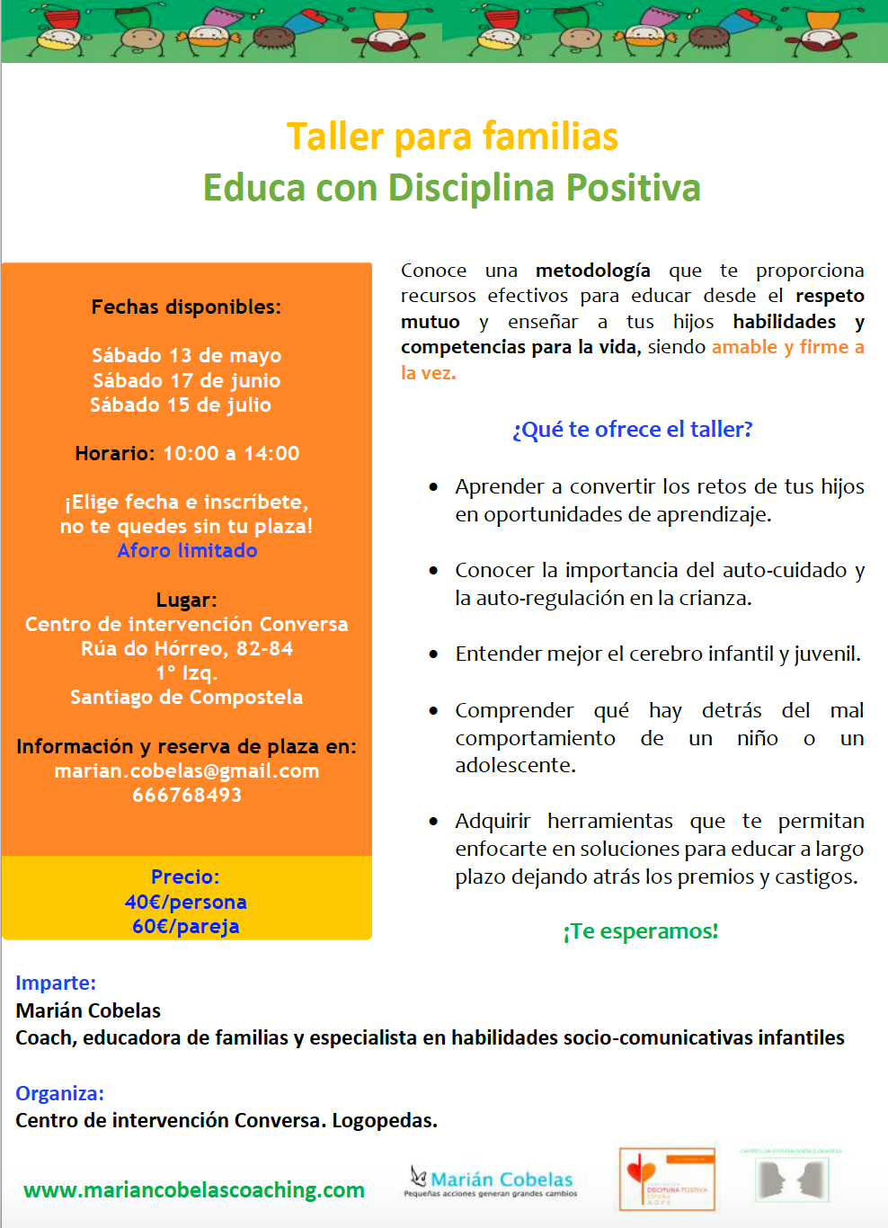 Taller Intensivo De Disciplina Positiva - Marian Cobelas